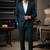 Turquoise casual blazer for men ::: men's party wear