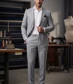 Grey casual blazer for men ::: men's party wear