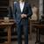 Steel grey casual blazer for men ::: men's party wear