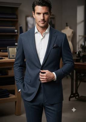 Steel grey casual blazer for men ::: men's party wear 2