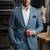 Sky blue casual blazer for men ::: men's party wear