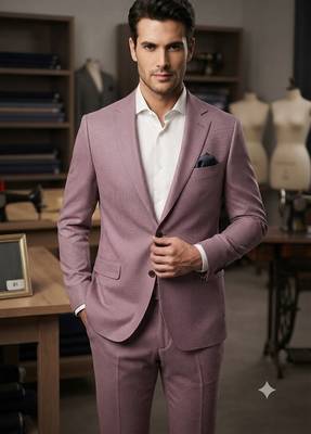 Pink casual blazer for men ::: men's party wear 2