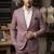 Pink casual blazer for men ::: men's party wear