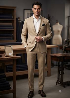 Golden casual blazer for men ::: men's party wear 1
