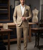 Golden casual blazer for men ::: men's party wear