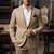 Golden casual blazer for men ::: men's party wear
