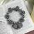 Oxidized Silver Floral Bracelet - 2-in-1 Hair Accessory - Indian Boho Jewelry