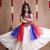 Navaratri special gota patti work lehenga with patch work top for kids