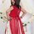 Navaratri special gota patti work lehenga with patch & cowrie lace work top for kids