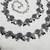 Oxidized Silver Belly Chain, Black Bead Kamarbandh, Indian Waist Chain