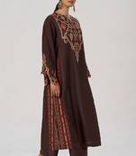 Deep coffee festive co-ord set