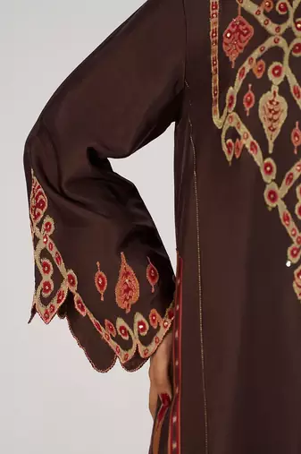 Deep coffee festive co-ord set