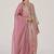 Deauville mauve tissue festive kurta set