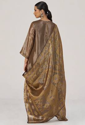 Glittered chocolate fudge kurta set 2
