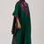 Evergreen silk festive kaftaan set