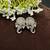Oxidized German Silver Lord Ganesha Stud Earrings: Indian Jewelry Gift