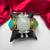 Multicolor Stone Hand cuff Statement Bracelet, Oxidized Silver Brass Cuff Bangle