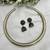 Indian Gold Tribal Torque Necklace with Jhumka - Round Brass Statement Hasli