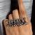 Oxidized Silver Ghungroo Bell Ring: Adjustable Boho Indian Jewelry