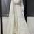 White embroidered vichitra silk fully stitched lehenga set with dupatta