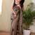 Floral Sequinned Art Silk Saree