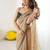 Floral Embroidered Sequinned Net Heavy Work Sarees