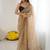Floral Embroidered Sequinned Net Heavy Work Sarees