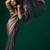 Striped Beads and Stones Organza Saree