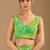 Multicolor Leheriya Beads and Stones work Chiffon Saree with blouse