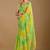 Multicolor Leheriya Beads and Stones work Chiffon Saree with blouse