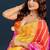 Multicolor Leheriya Zari Chiffon Saree with blouse