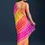 Multicolor Leheriya Zari Chiffon Saree with blouse