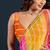 Multicolor Leheriya Zari Chiffon Saree with blouse