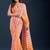 multicolor Leheriya Beads and Stones work Chiffon Saree with blouse 