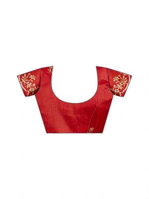 Bandhani Embroidered Georgette Saree with blouse  7