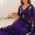 Floral Embroidered Satin Designer Baluchari Saree