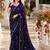 Bandhani Embroidered Satin Saree with blouse