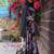 Black silk blend ready to wear lehenega choli with dupatta for girls