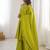 Women's Beautiful Embroidery Work Chinon Silk Fabric Flared Kurta Palazzo and Dupatta Set