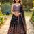 Yellow printed ready to wear lehenega choli with dupatta for girls