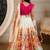 Cream georgette ready to wear lehenega choli with dupatta for girls