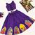 Violet printed ready to wear lehenega choli for girls
