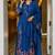 Women's Beautiful Thread Work Roman Silk Fabric Straight Kurta Pant and Dupatta Set
