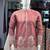 Brown simmer embroidered straight kurta
