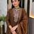 Women's Gorgeous Embroidery Work Mul Chanderi Fabric Straight Kurta Pant and Dupatta Set