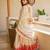 Women's Gorgeous Embroidery Work Mul Chanderi Fabric Flared Anarkali Palazzo and Dupatta Set