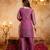Women's Gorgeous Embroidery Work Crunchy Fabric Straight Kurta Palazzo and Dupatta Set
