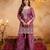 Women's Gorgeous Embroidery Work Crunchy Fabric Straight Kurta Palazzo and Dupatta Set