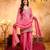 Women's Gorgeous Embroidery Work Crunchy Fabric Straight Kurta Palazzo and Dupatta Set