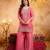 Women's Gorgeous Embroidery Work Crunchy Fabric Straight Kurta Palazzo and Dupatta Set
